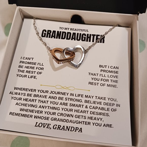 Source Unknown Jewelry - NWT! Beautiful Granddaughter Necklace from Grandpa